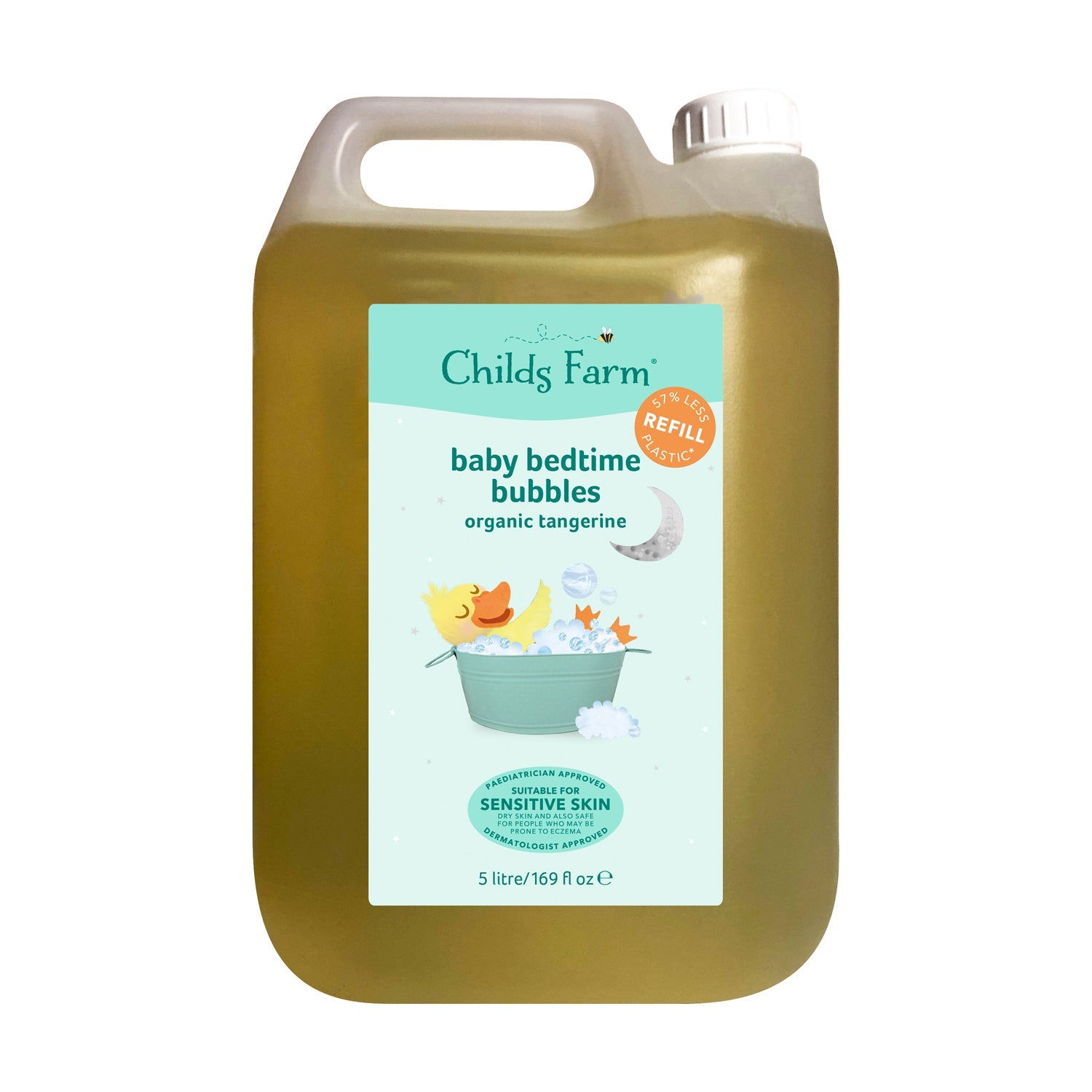 Baby Bedtime Bubbles 5L Refill Childs Farm