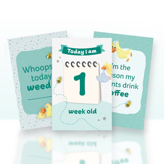 baby milestone cards