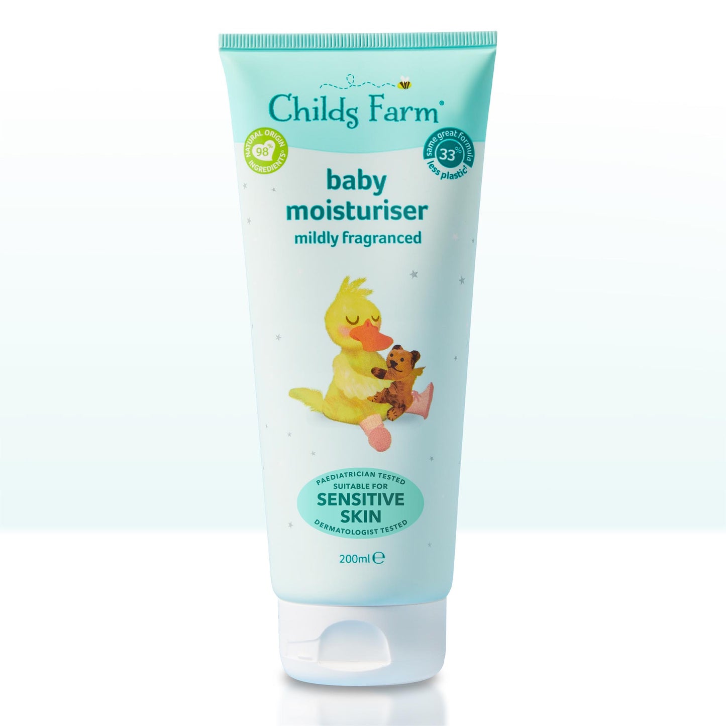 Childs Farm baby moisturiser mildly fragranced