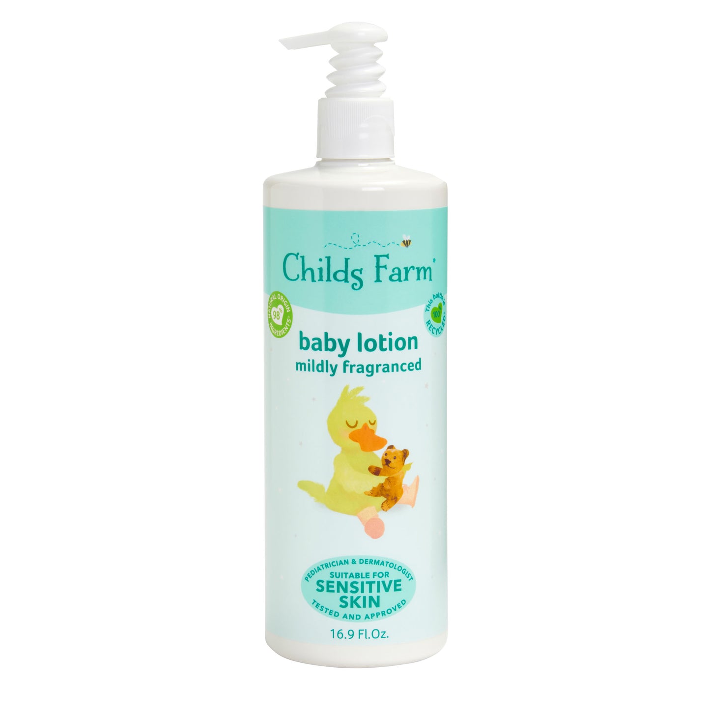 Childs Farm baby lotion mildly fragranced