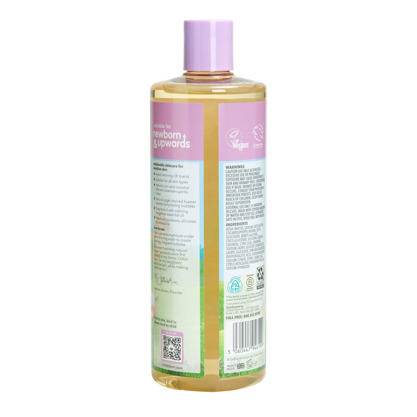 Childs Farm bubble bath tangerine