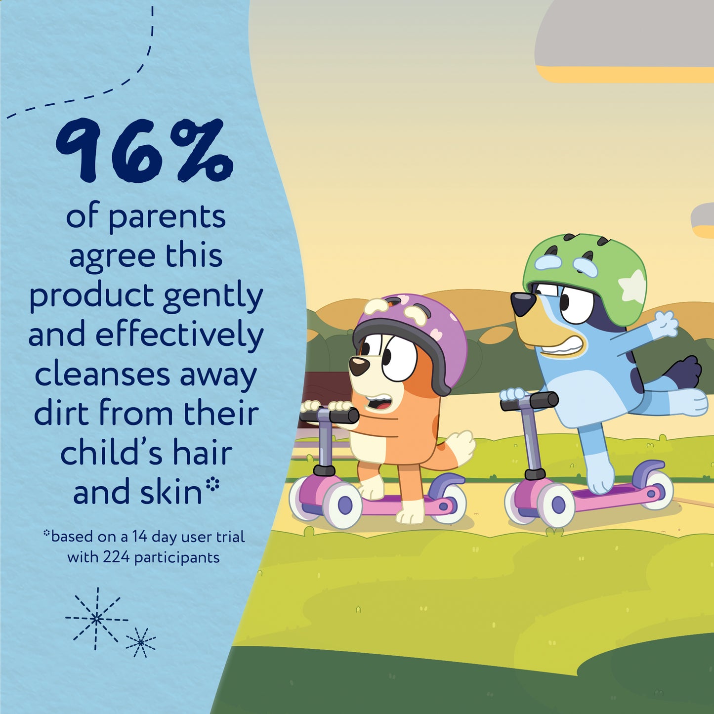 Childs Farm Bluey Hair & Body Wash Bluey-Berry 250ml