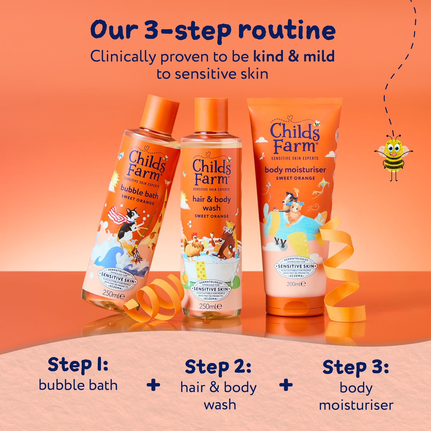 Childs Farm Bubble Bath Sweet Orange 500ml