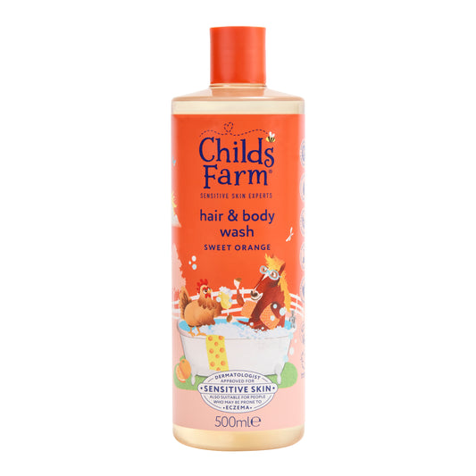 Childs Farm Hair & Body Wash Sweet Orange 500ml