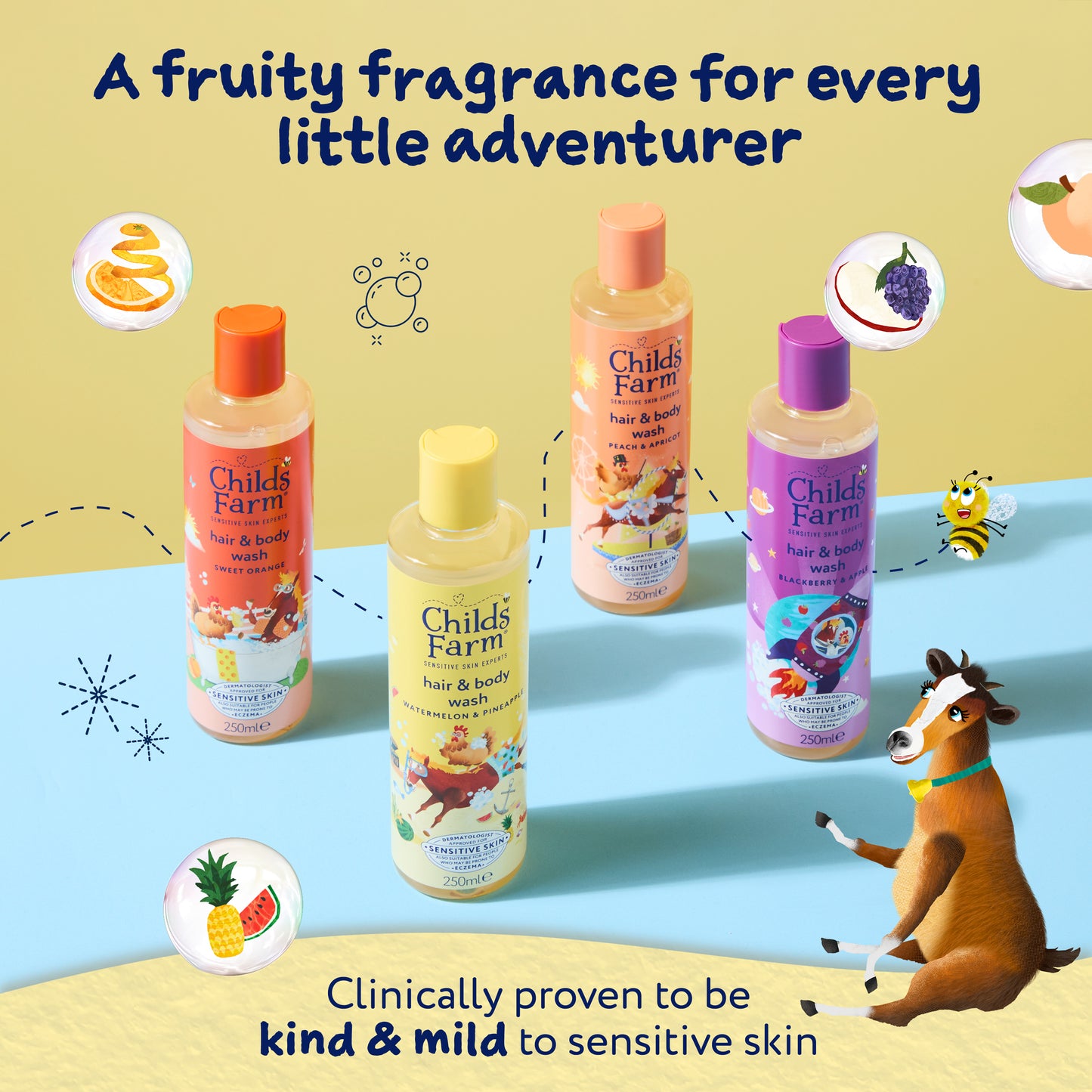 Childs Farm Hair & Body Wash Watermelon & Pineapple 500ml