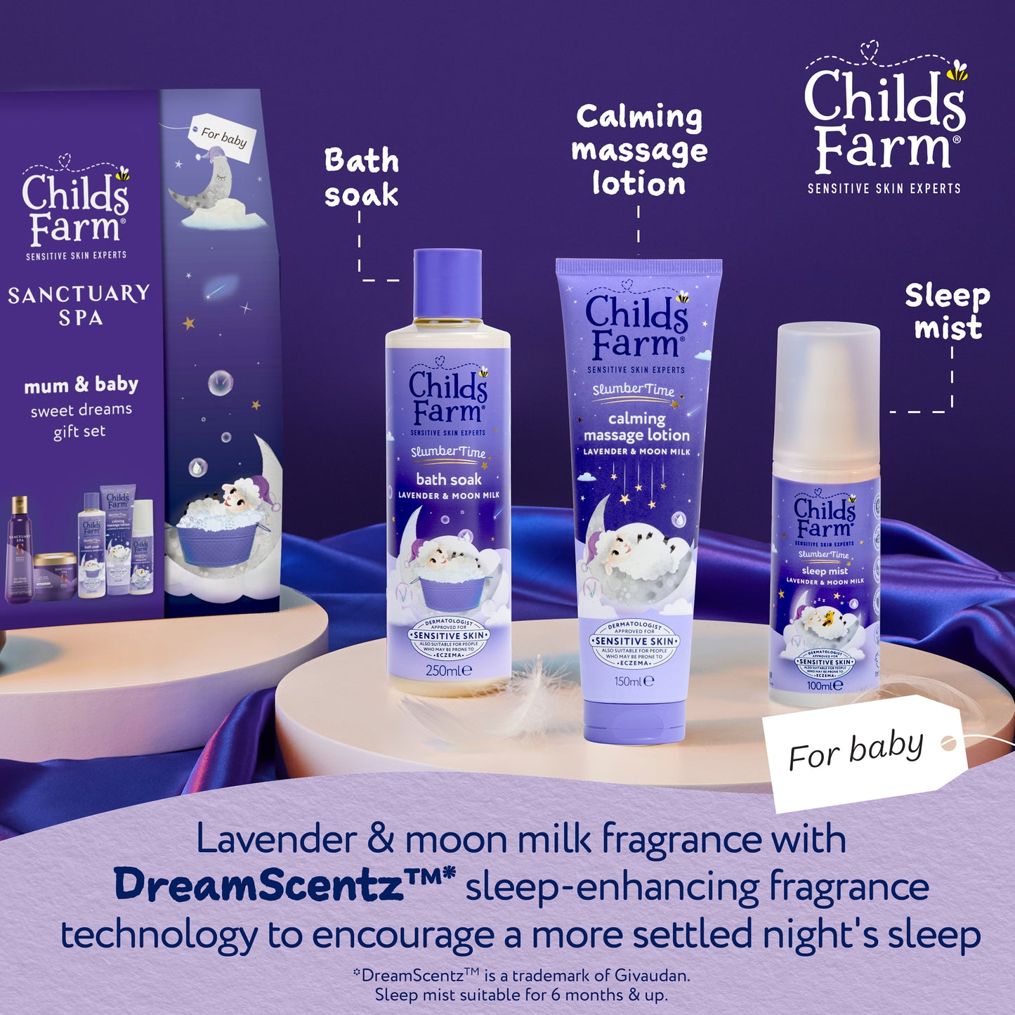 Mum & baby sweet dreams gift set
