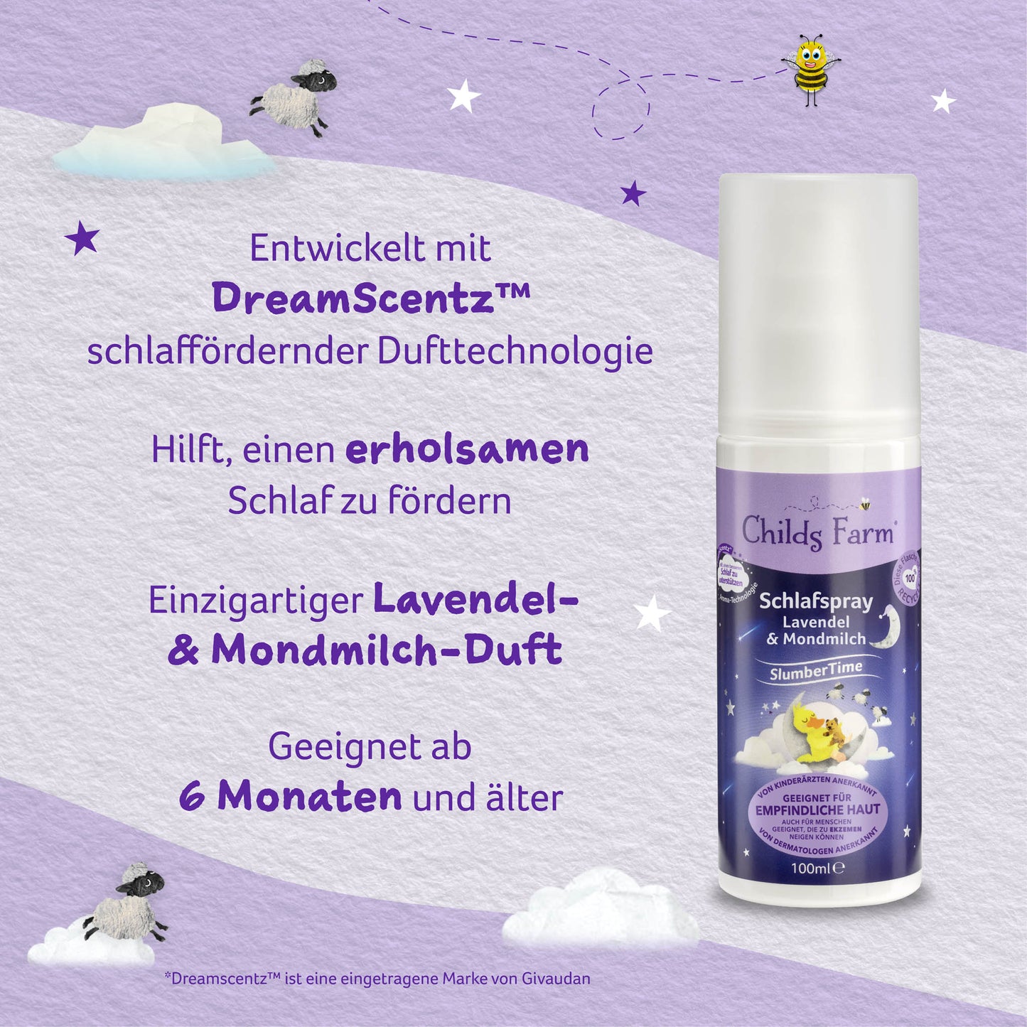 Childs Farm SlumberTime™ sleep mist lavender & moon milk