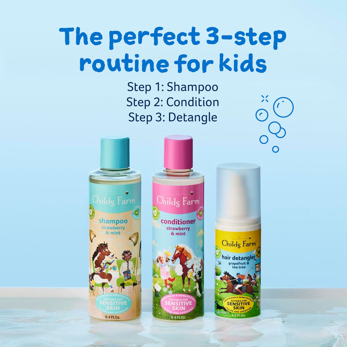 Childs Farm shampoo strawberry & mint