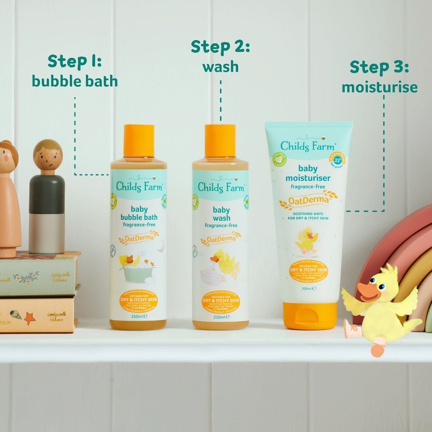 Childs Farm OatDerma™ baby bubble bath fragrance-free