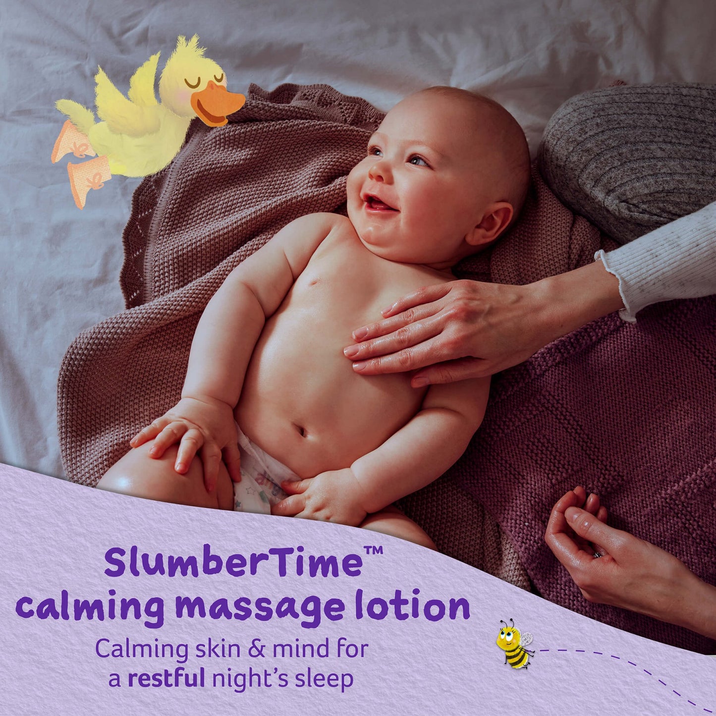 Childs Farm SlumberTime™ calming massage lotion lavender & moon milk