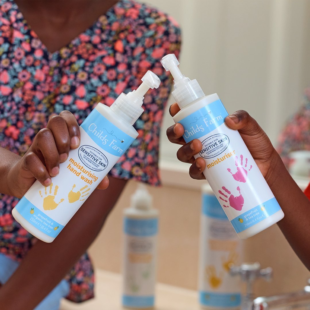 Wash, dry, moisturise! - Childs Farm