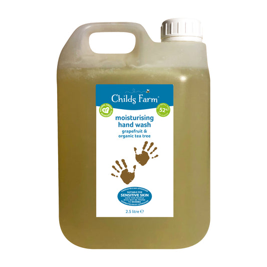 Childs Farm moisturising hand wash grapefruit & organic tea tree 2.5l refill