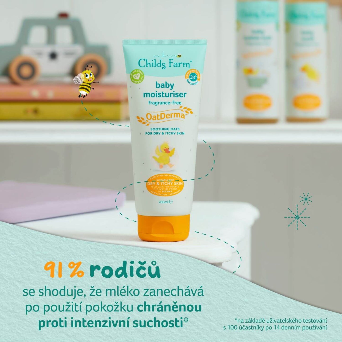 Childs Farm OatDerma™ baby moisturiser fragrance-free