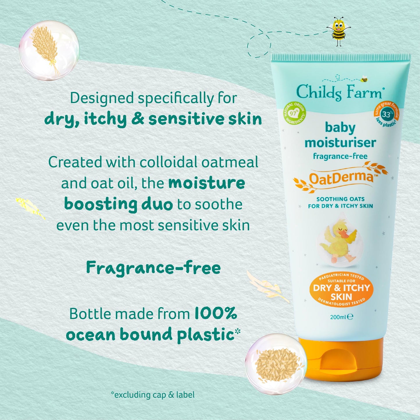 Childs Farm OatDerma™ baby moisturiser fragrance-free