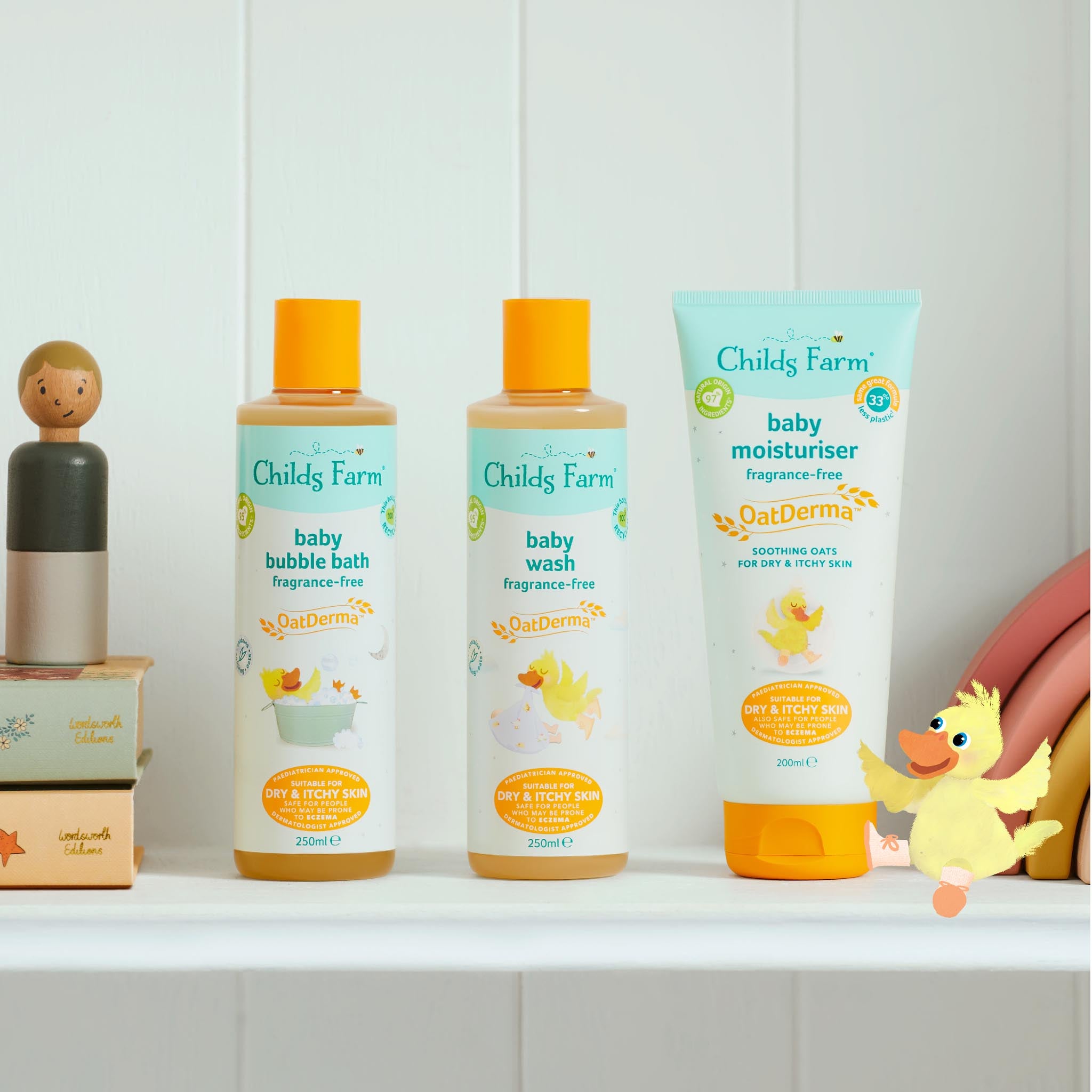 Childs Farm OatDerma™ Baby Moisturiser FragranceFree, Dermatologist