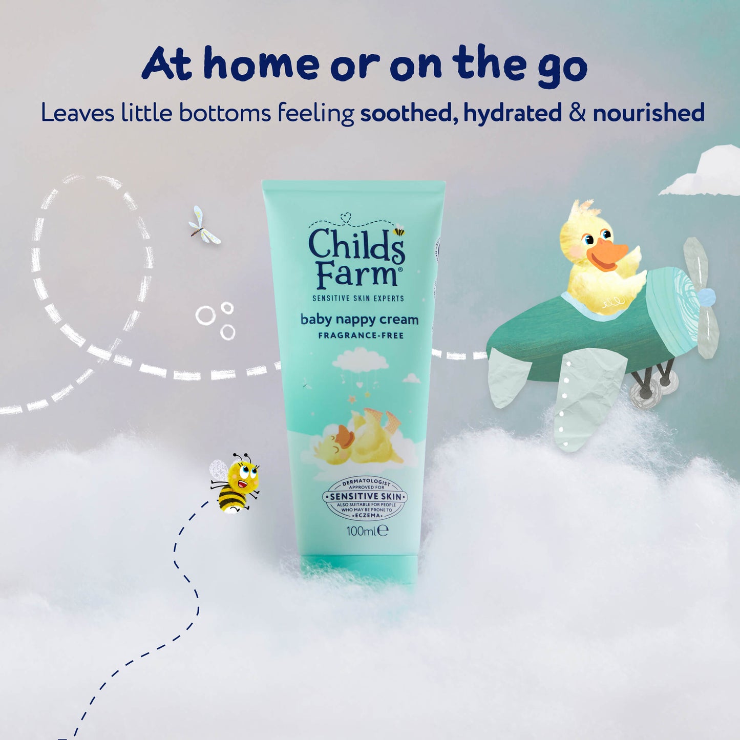 Childs Farm Baby nappy cream fragrance-free