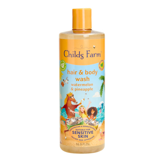Childs Farm hair & body wash watermelon & pineapple
