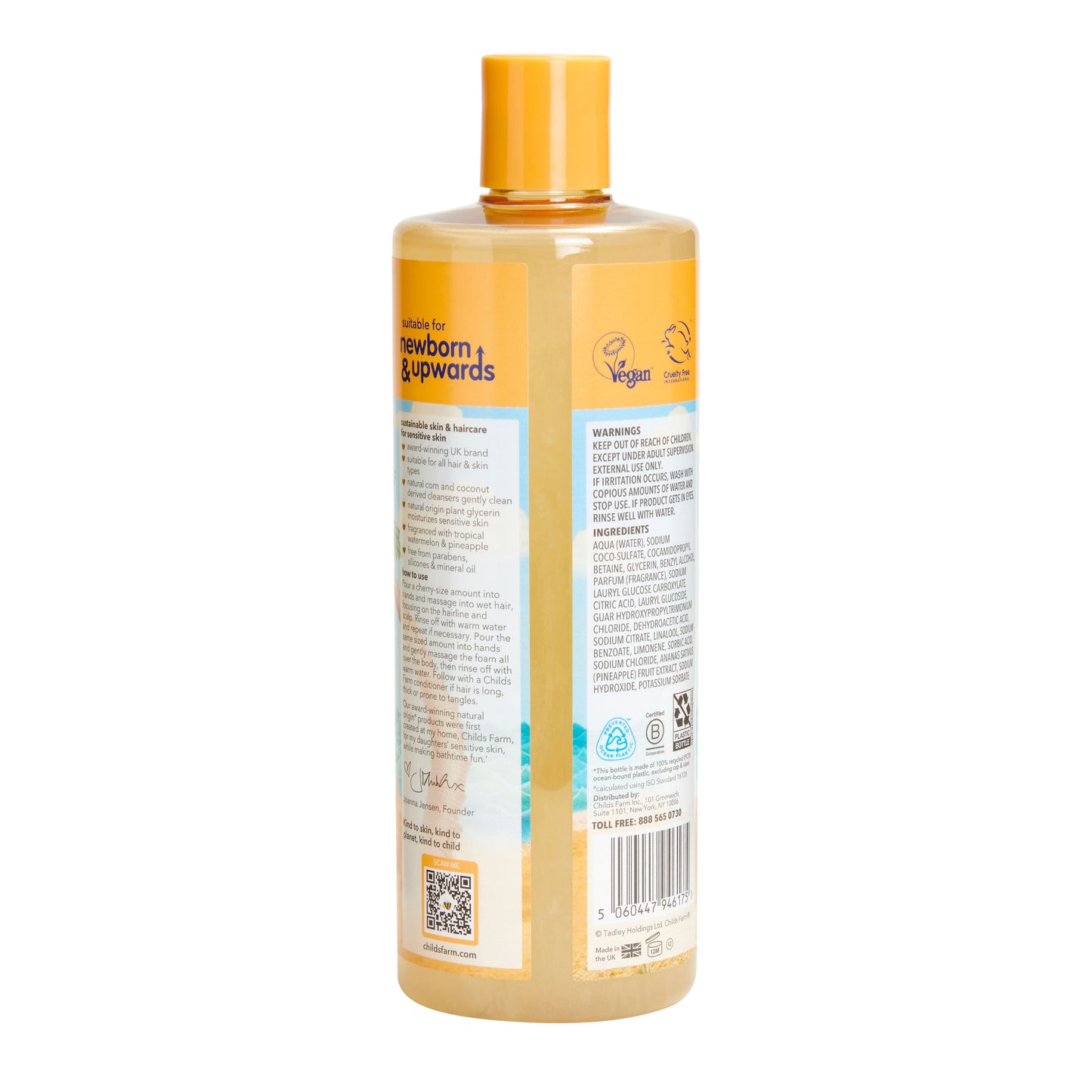 Childs Farm hair & body wash watermelon & pineapple