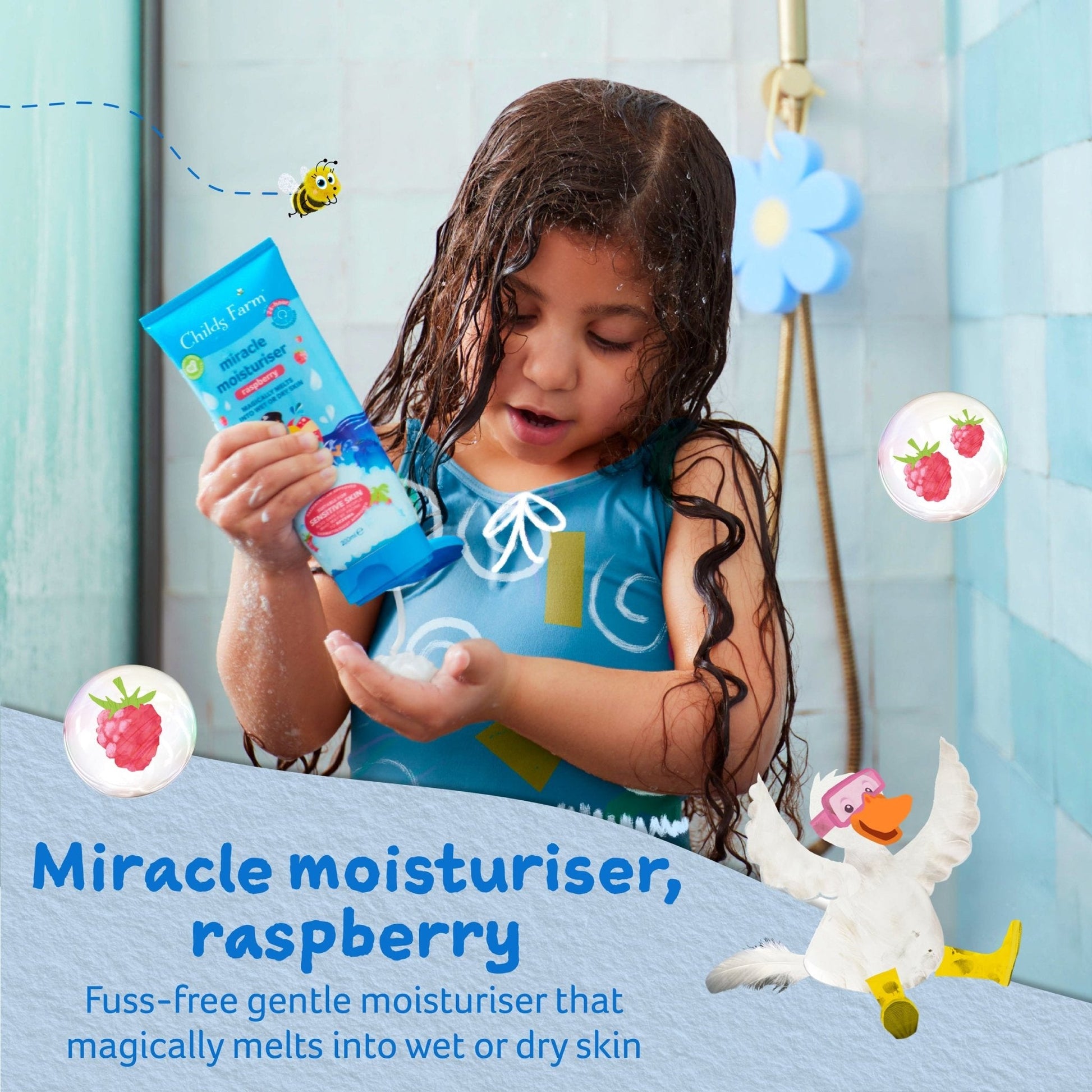 Childs Farm miracle moisturiser raspberry