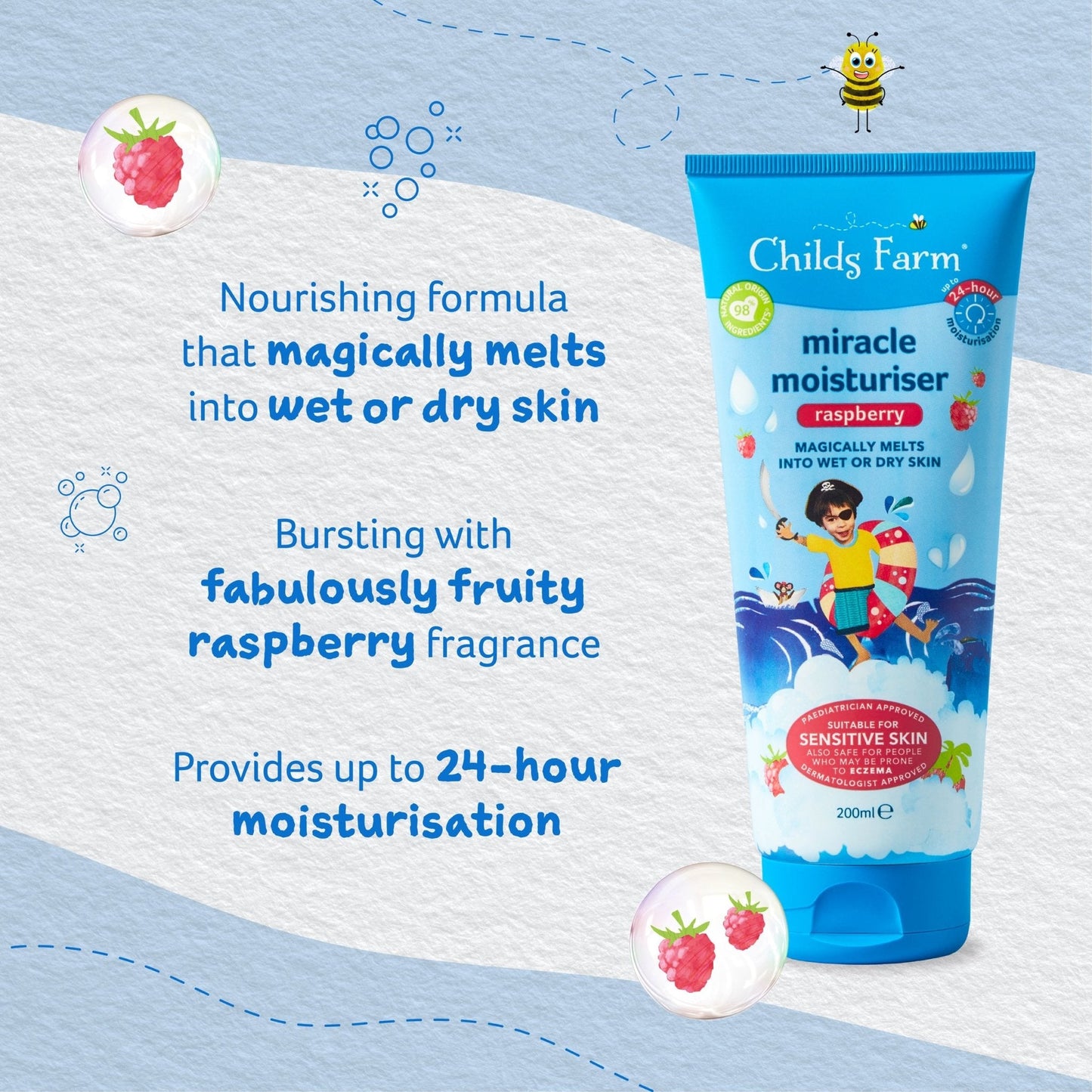 Childs Farm miracle moisturiser raspberry