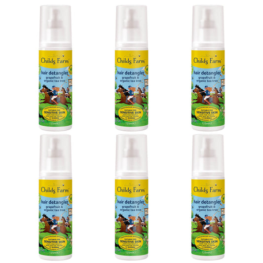 Hair Detangler Grapefruit & Organic Tea Tree 6 Pack