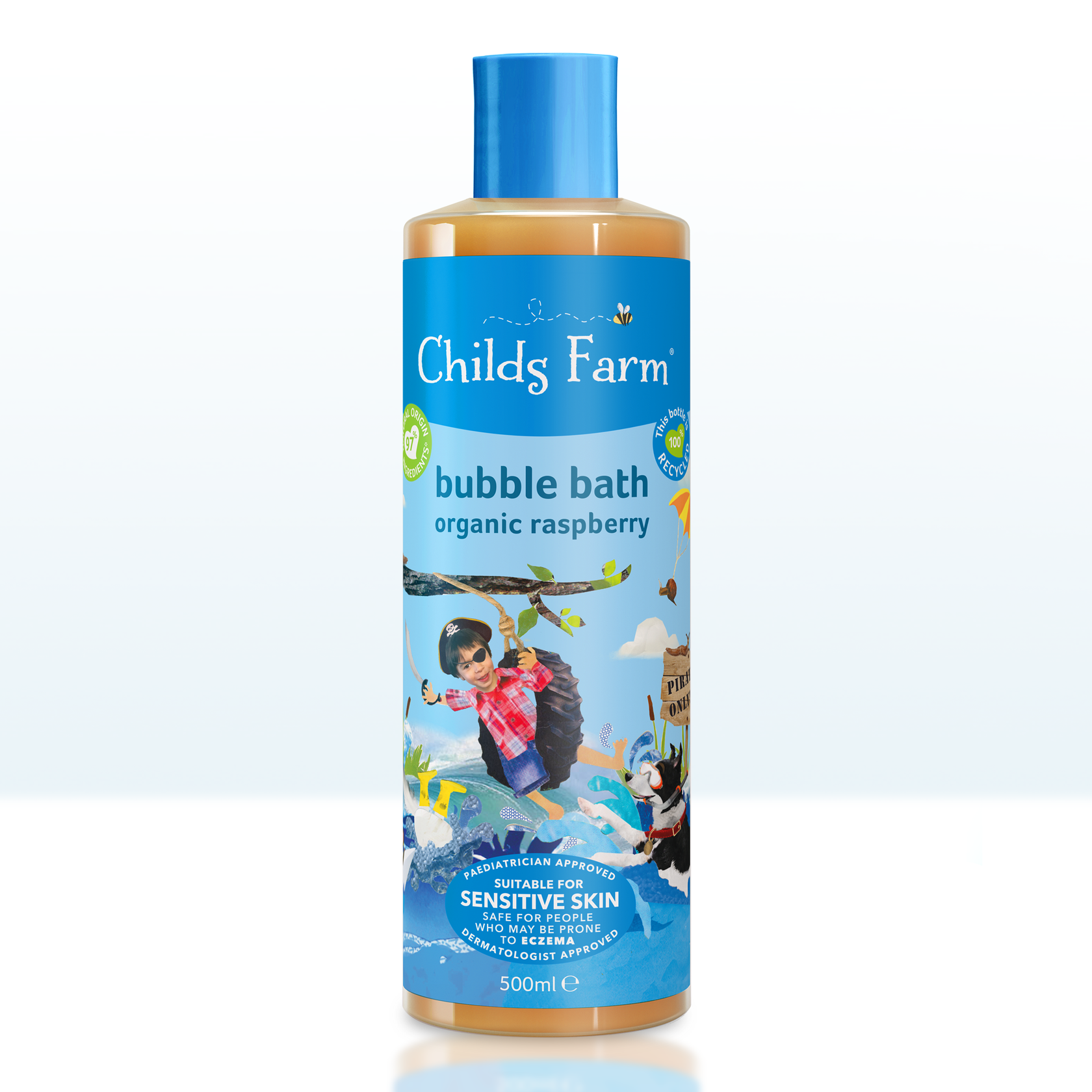 Childs Farm Organic Raspberry Bubble Bath for Kids Gentle