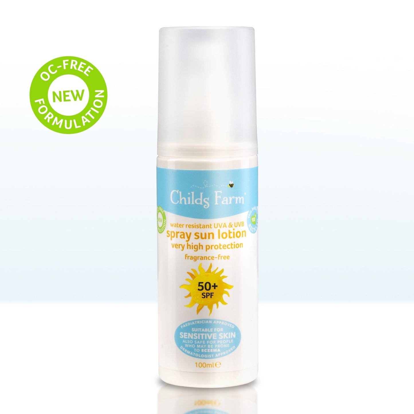 Childs Farm 50+ SPF sun lotion spray fragrance-free (DACH)