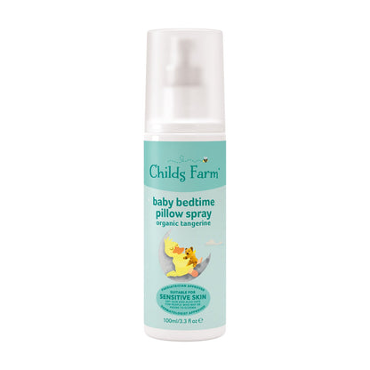 Childs Farm baby bedtime pillow spray organic tangerine