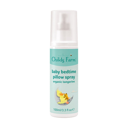 Childs Farm baby bedtime pillow spray organic tangerine