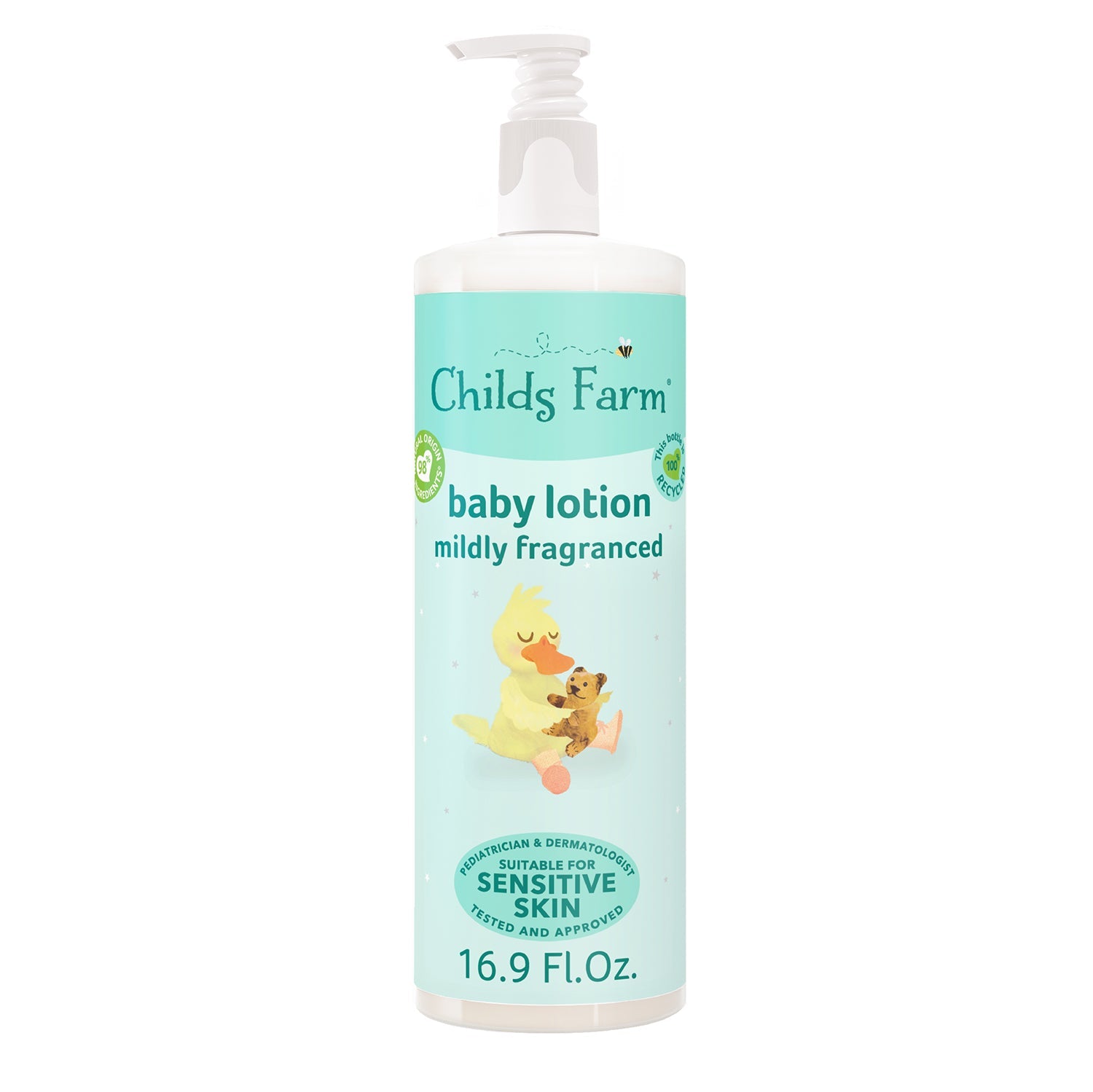 Childs Farm baby lotion mildly fragranced