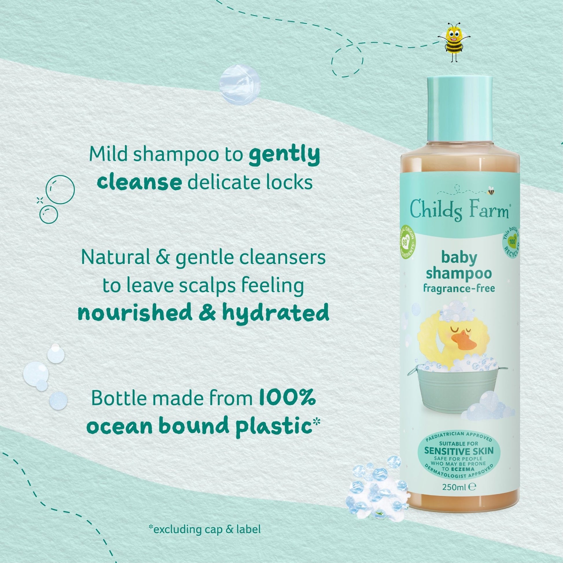 Childs Farm baby shampoo fragrance-free