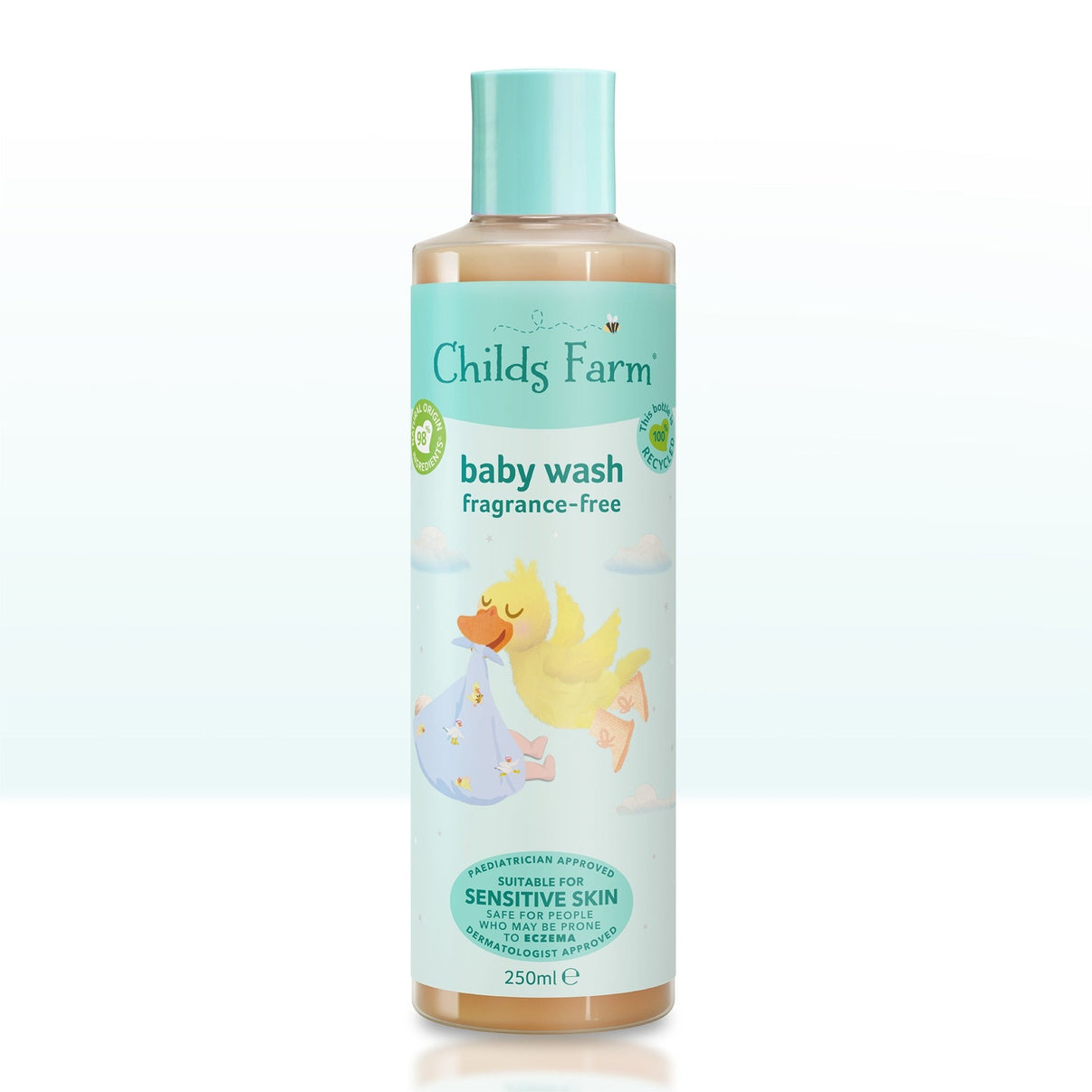 Childs Farm FragranceFree Baby Wash for Newborns and Up, Gentle