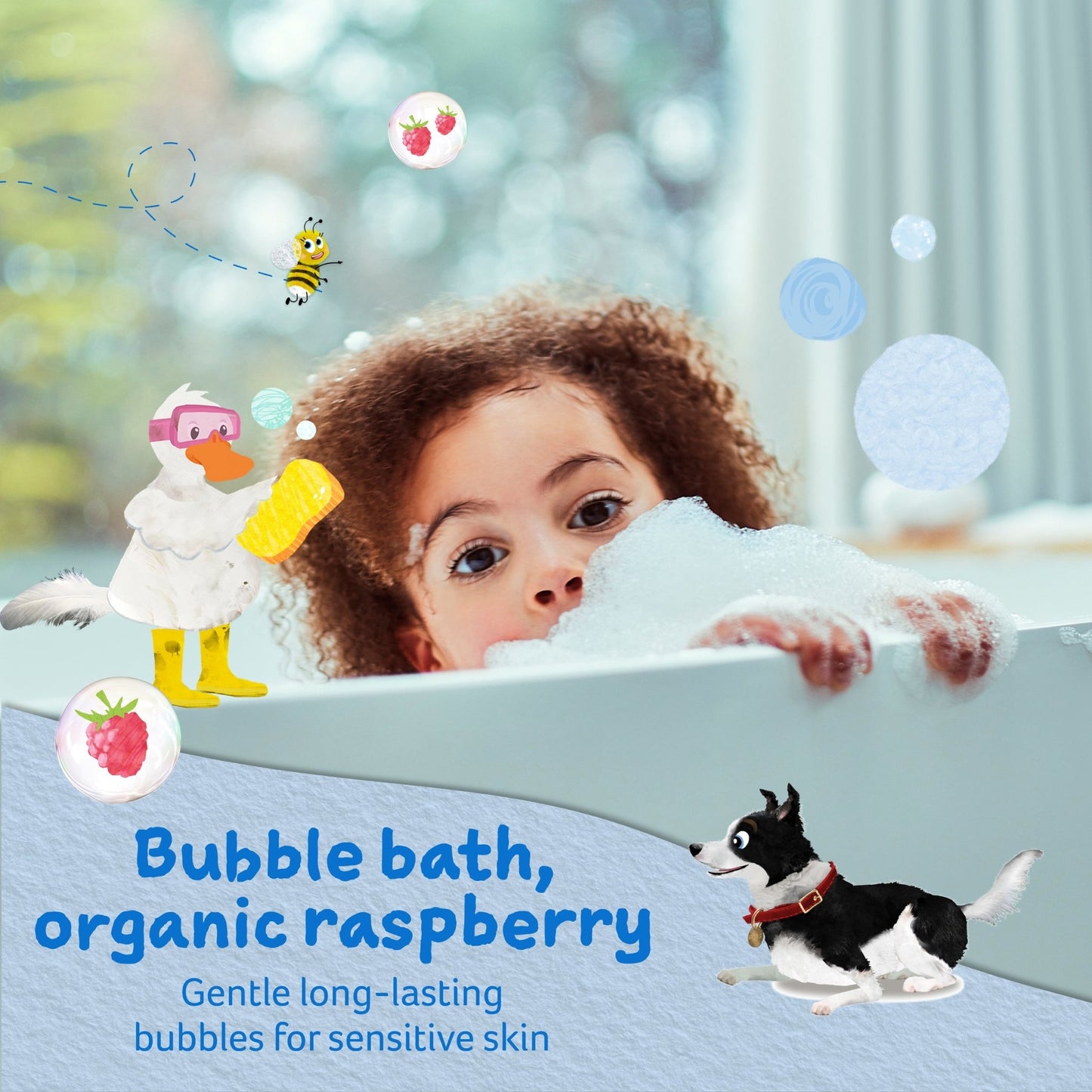 Childs Farm bubble bath organic raspberry