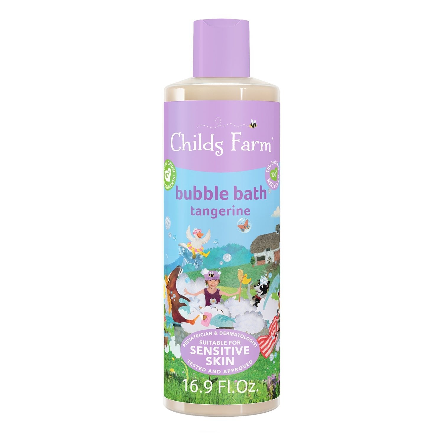 Childs Farm bubble bath organic tangerine