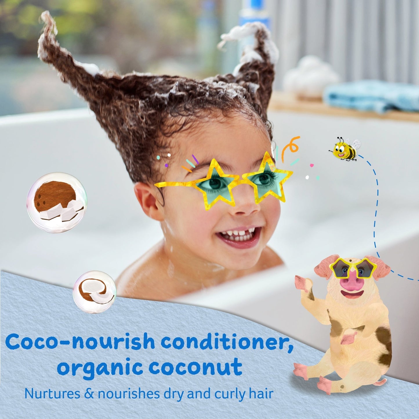 Childs Farm coco-nourish conditioner organic coconut
