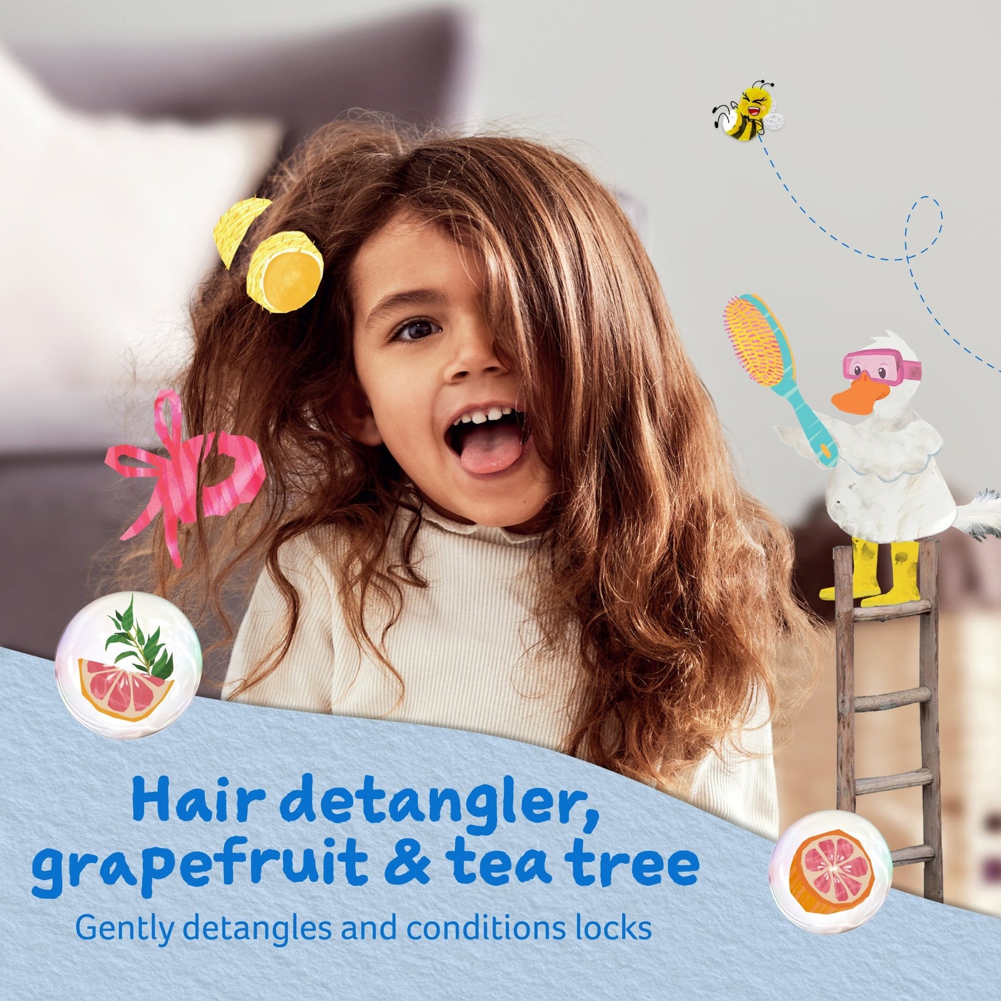 Childs Farm hair detangler grapefruit & organic tea tree