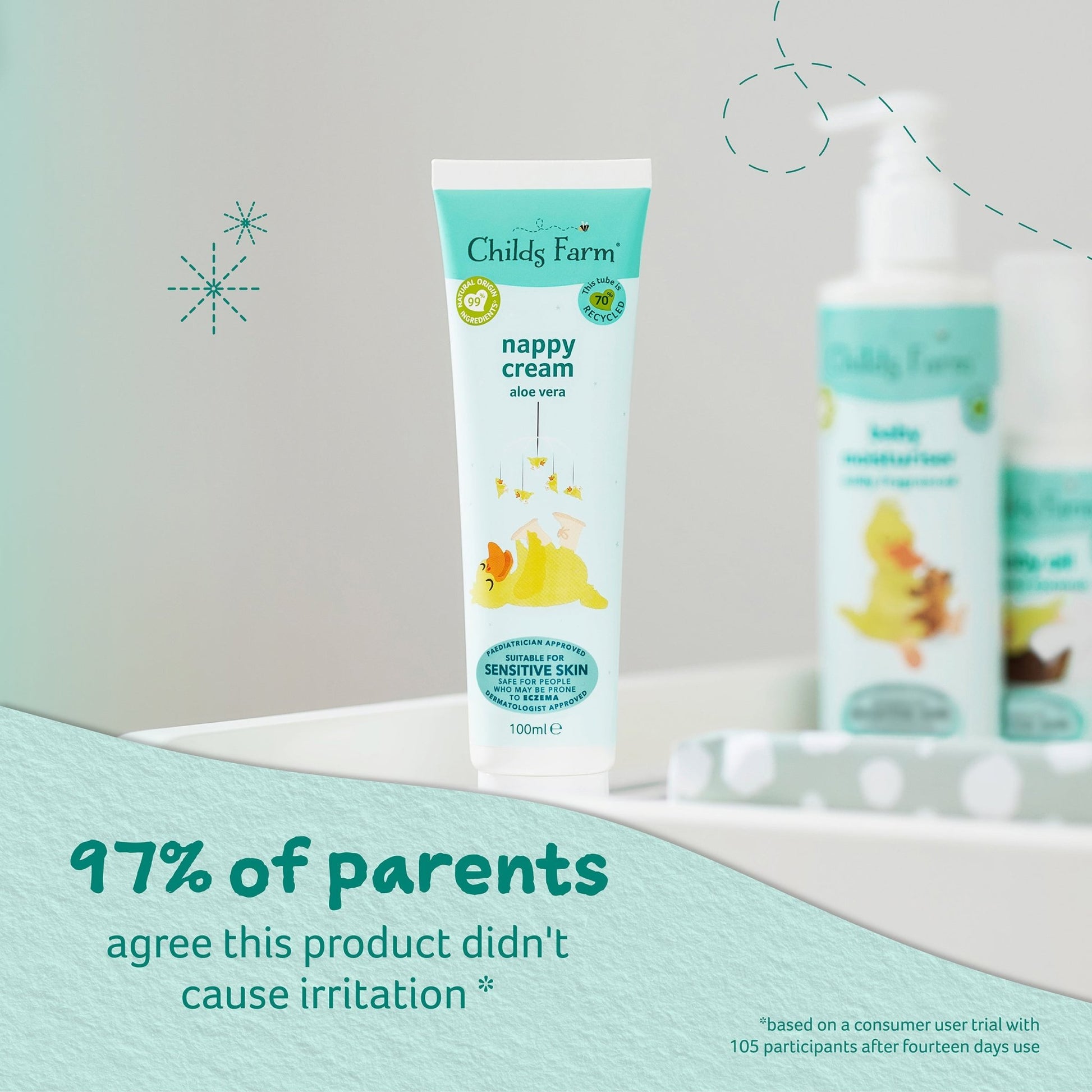 Childs Farm nappy cream fragrance-free