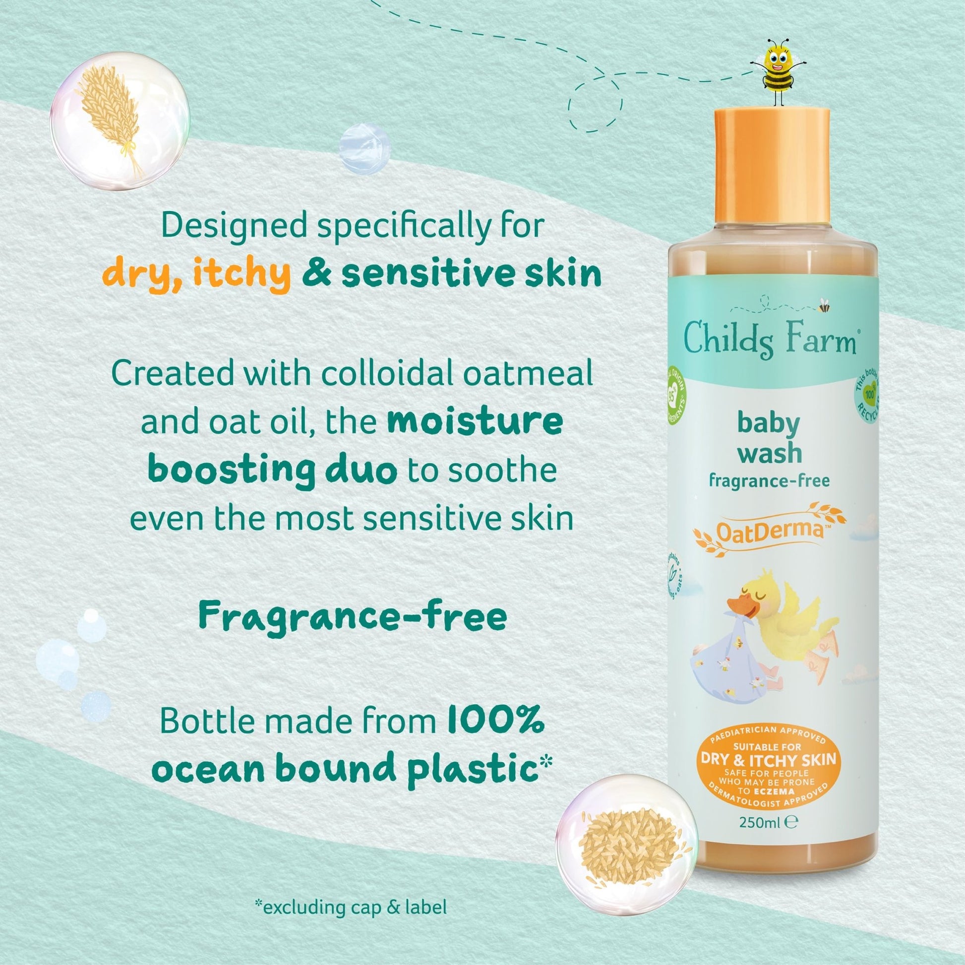 Childs Farm OatDerma™ baby wash fragrance-free