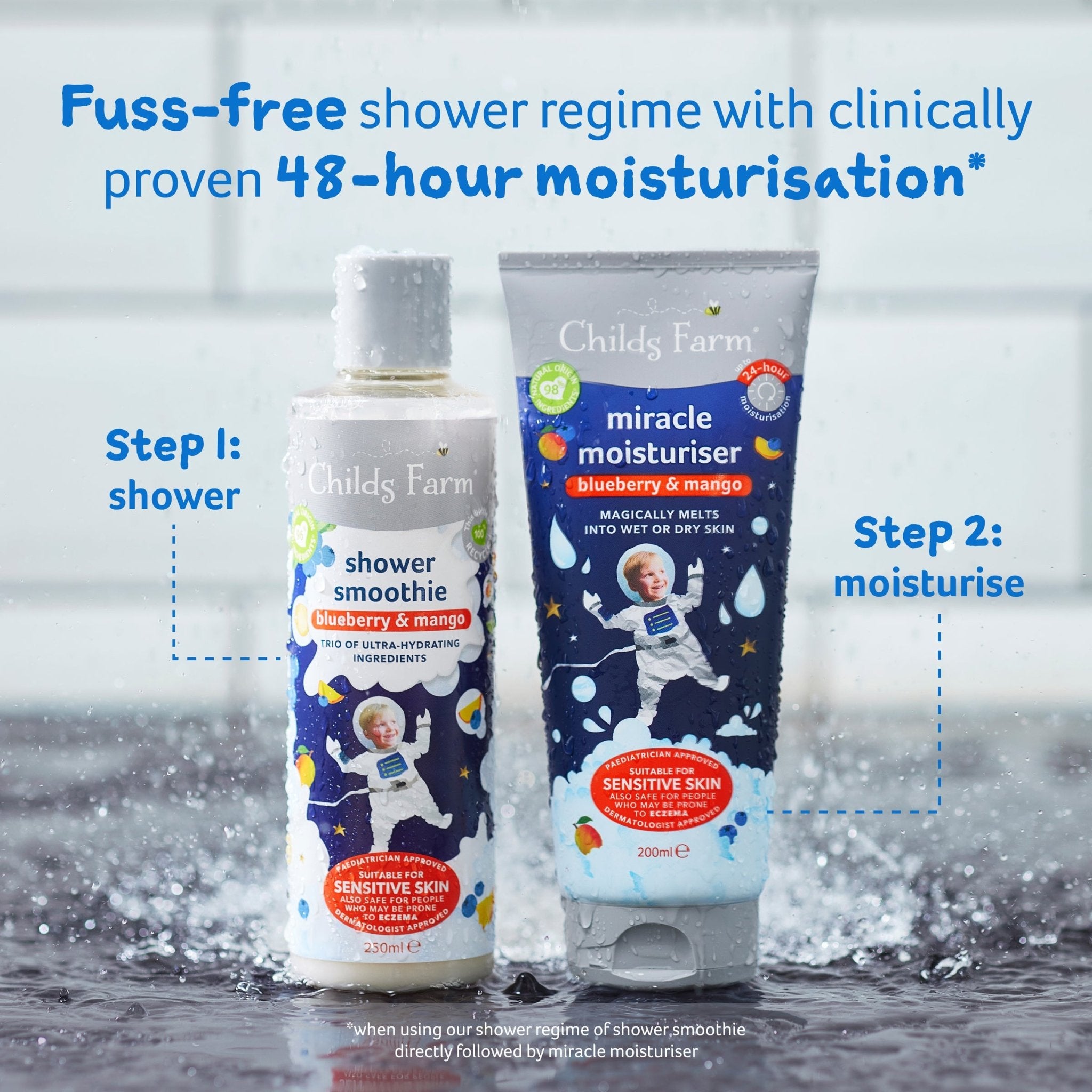 Childs Farm shower smoothie ultrahydrating shower wash