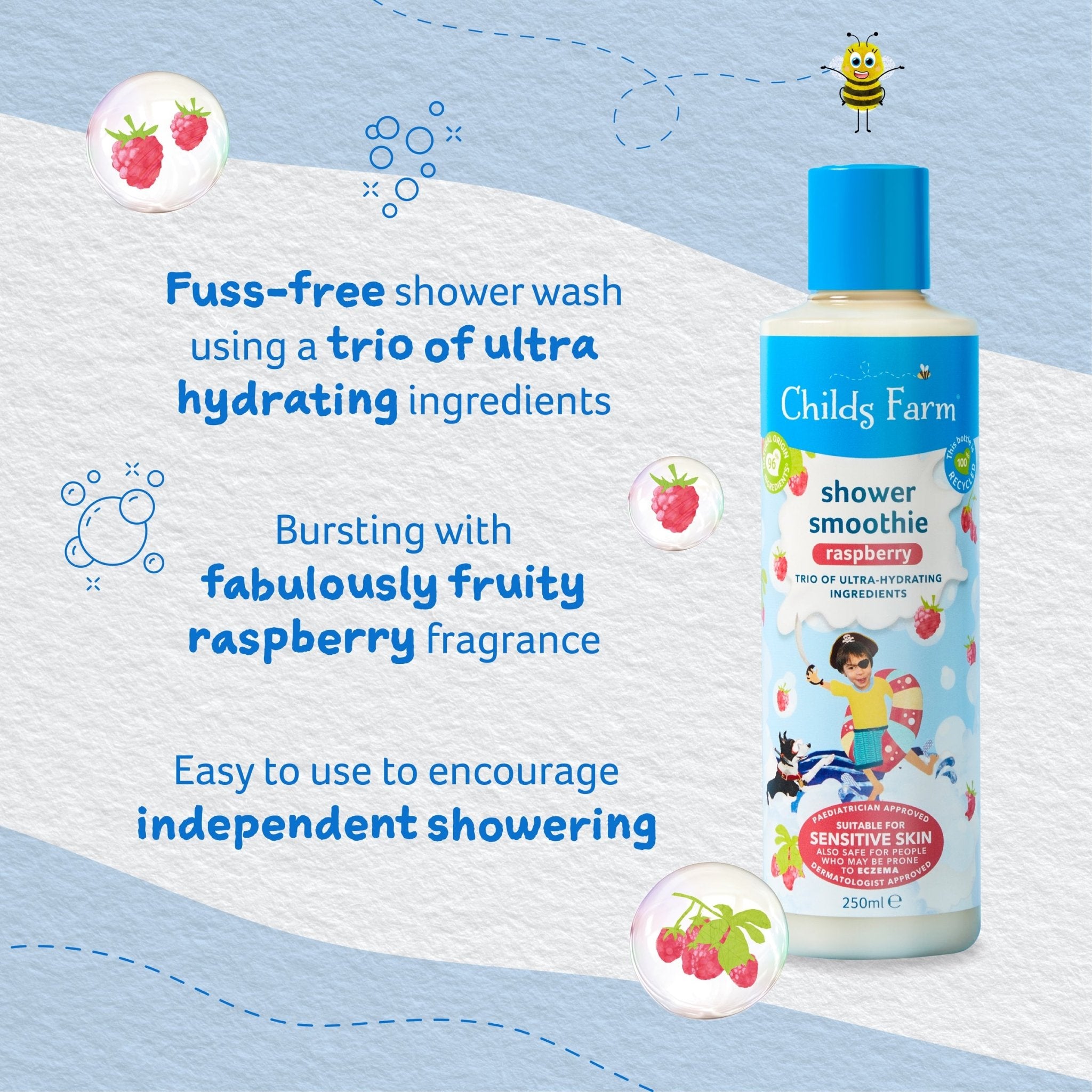Childs Farm shower smoothie ultrahydrating shower wash