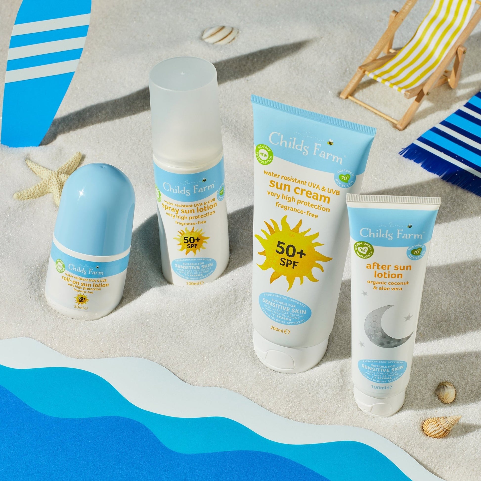 [STAFF] Childs Farm 50+ SPF roll-on sun lotion fragrance-free