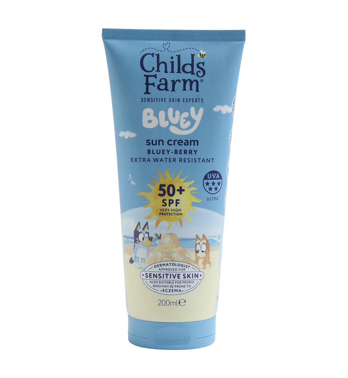 Childs Farm Bluey SPF50+ Sun Cream Bluey-berry 200ml