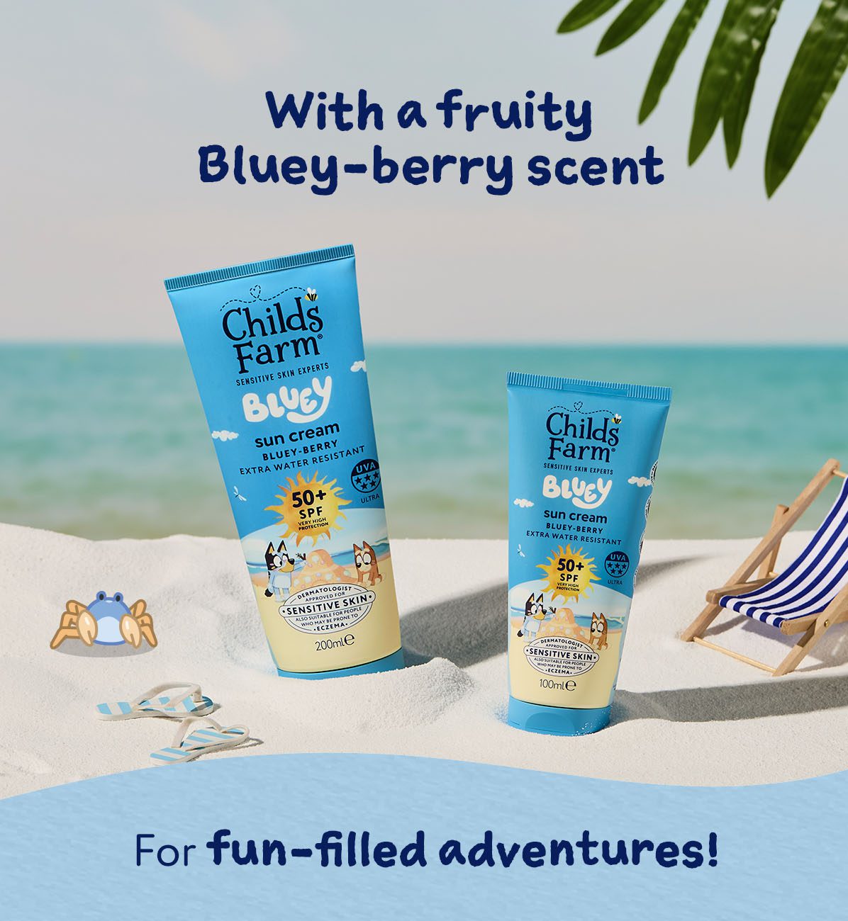 Childs Farm Bluey SPF50+ Sun Cream Bluey-berry 200ml - Image 6