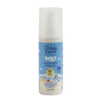 Childs Farm Bluey SPF50+ Sun Spray Fragrance-Free 100ml
