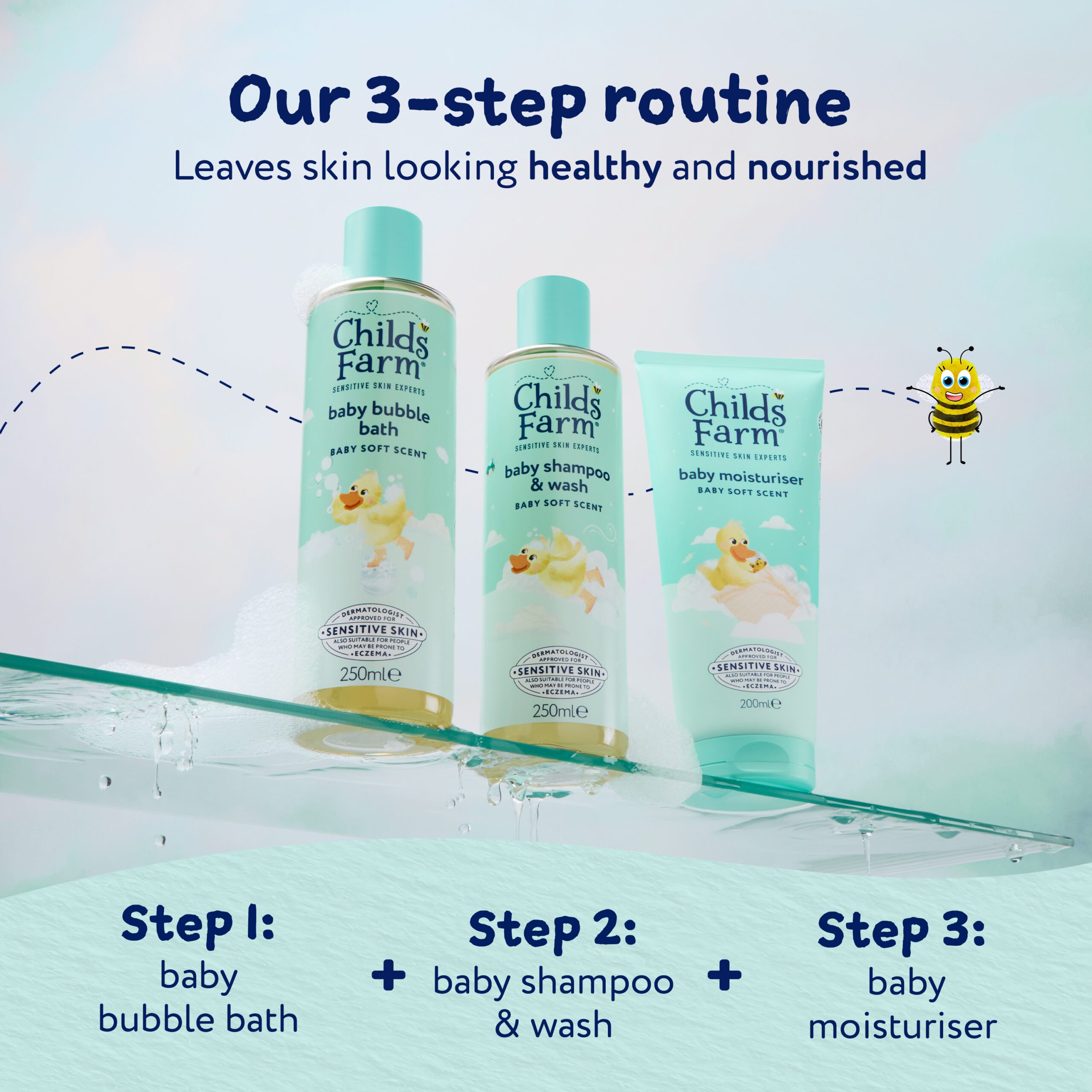 Childs Farm Baby Bubble Bath, Baby Soft Scent 250ml - Image 6