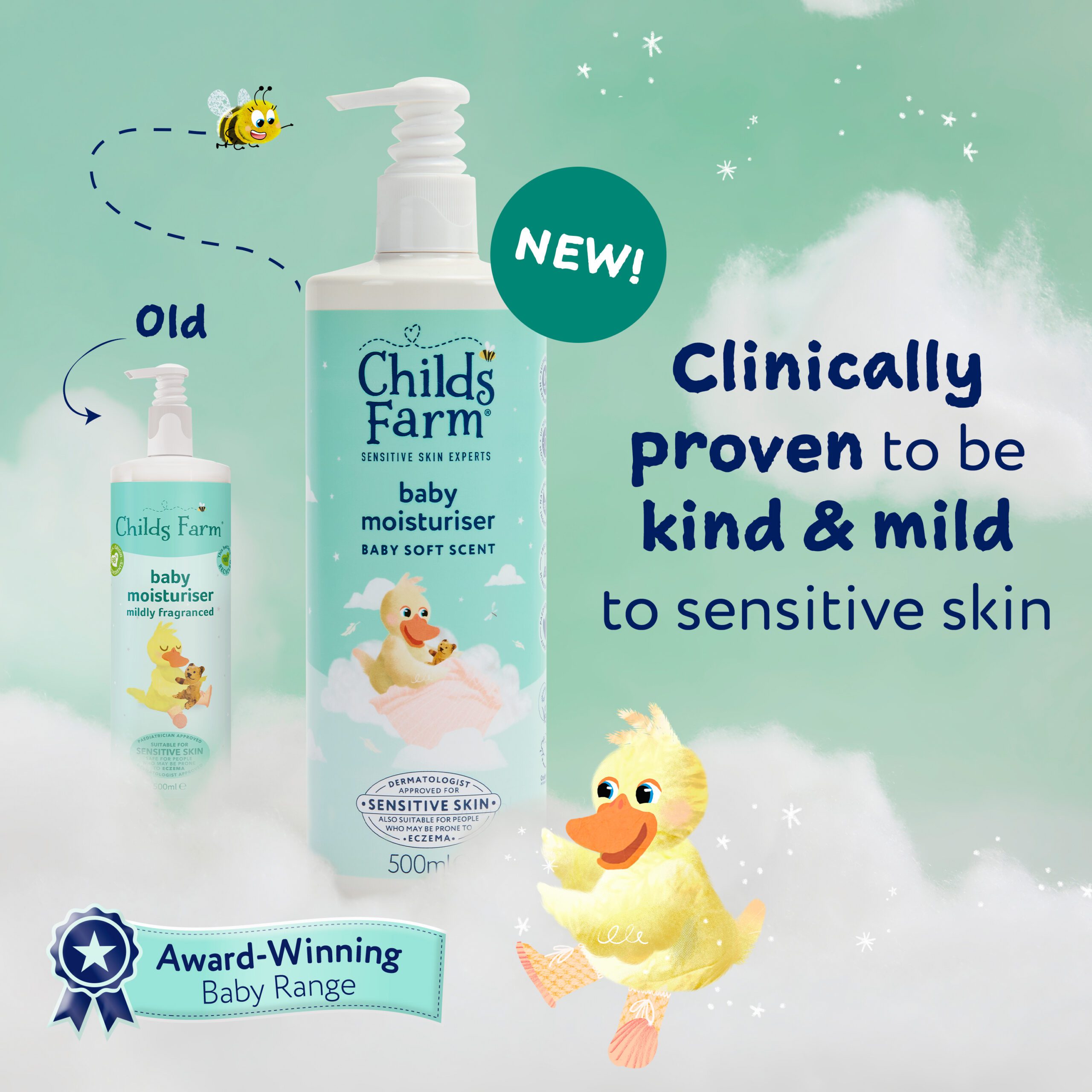 Childs Farm Baby Moisturiser, Baby Soft Scent 500ml - Image 3