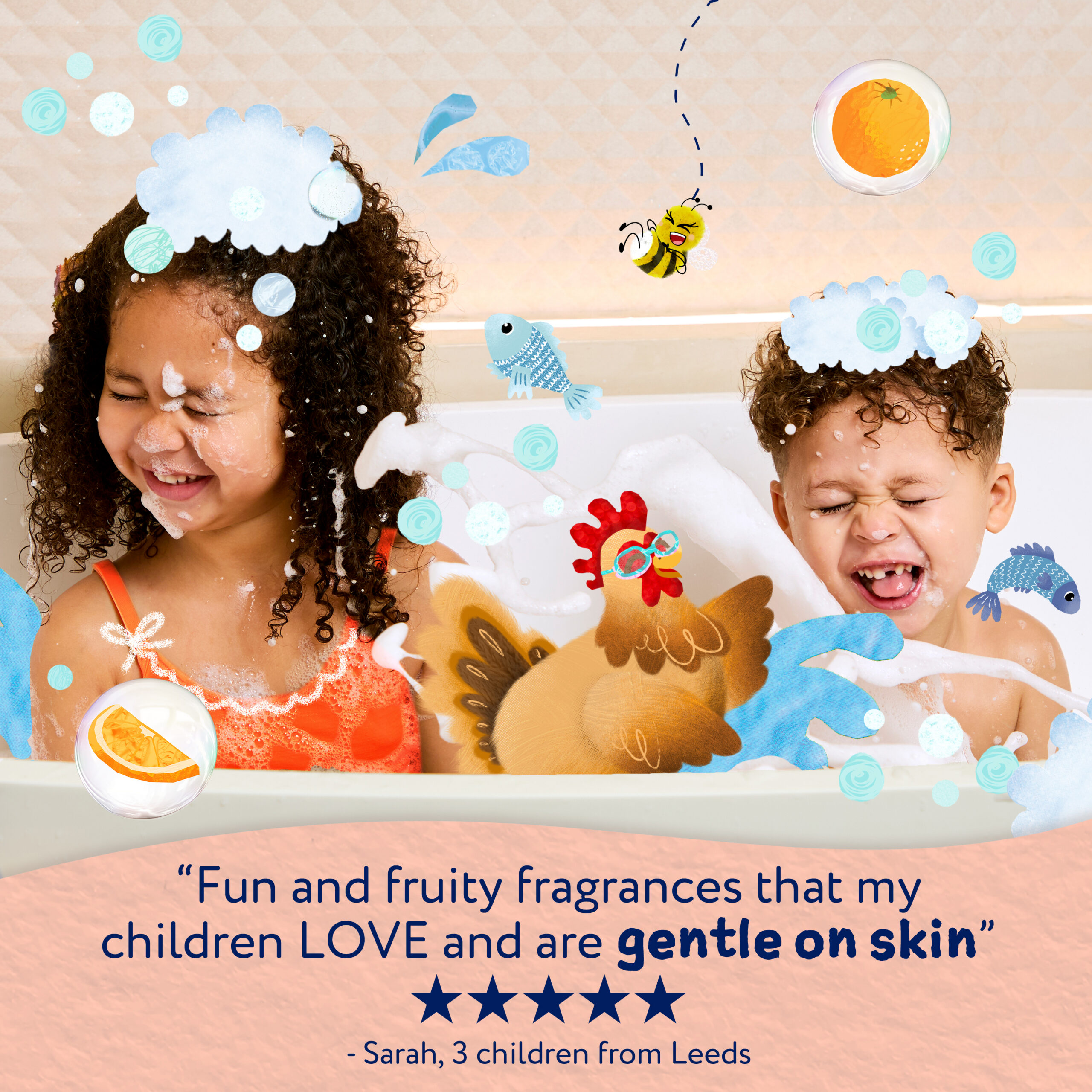 Childs Farm Hair & Body Wash, Sweet Orange 250ml - Image 3