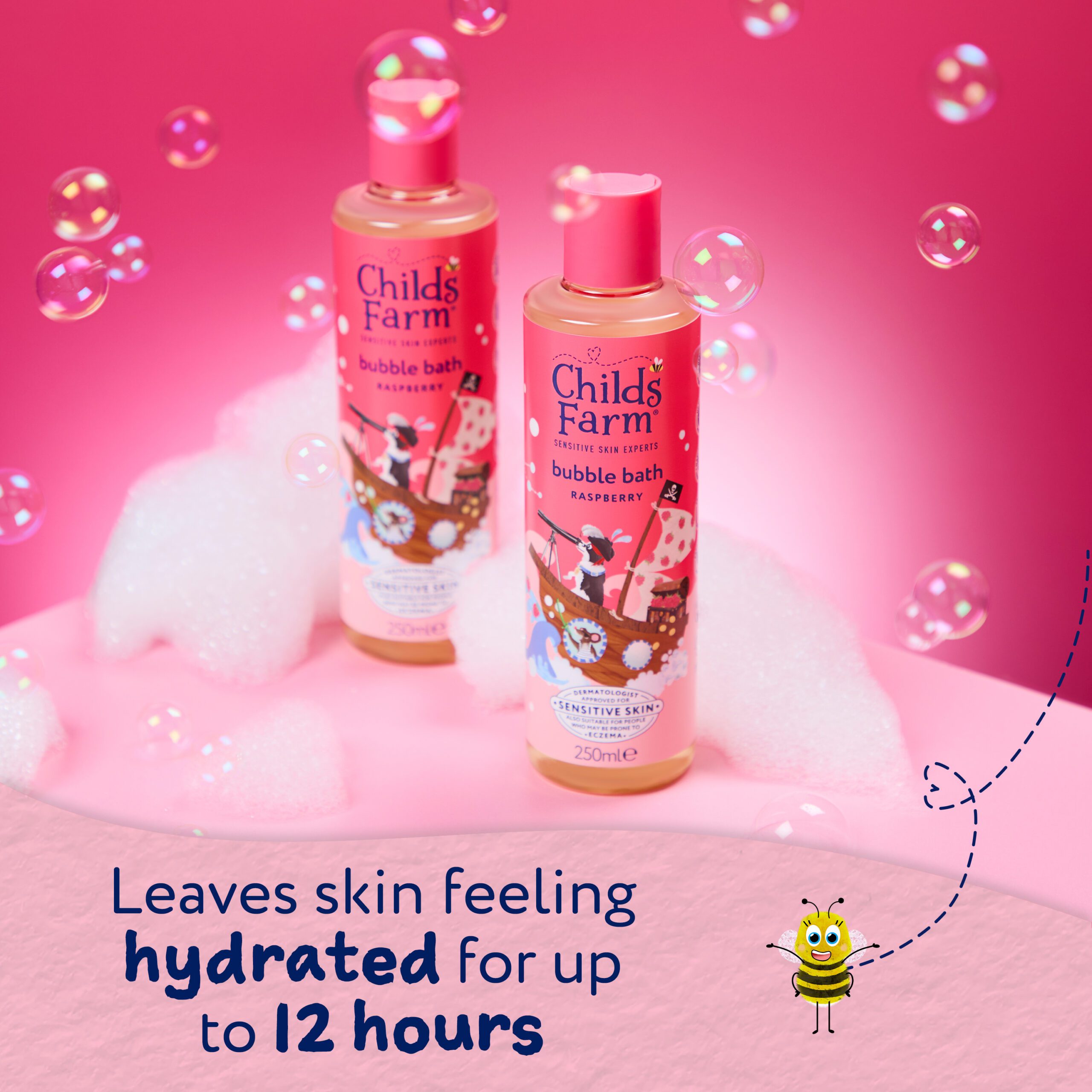 Childs Farm Bubble Bath, Raspberry 250ml - Image 5