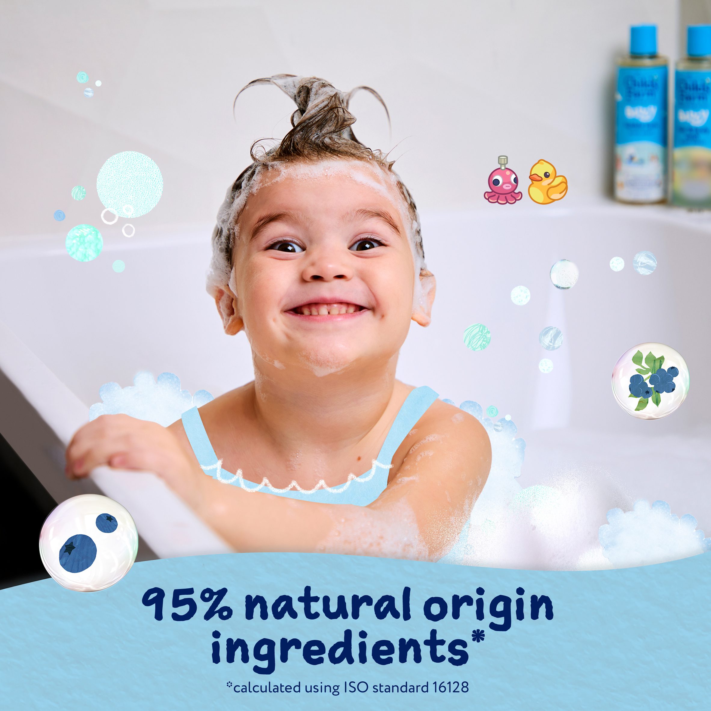Childs Farm Bubble Bath, Bluey-berry 250ml - Image 5
