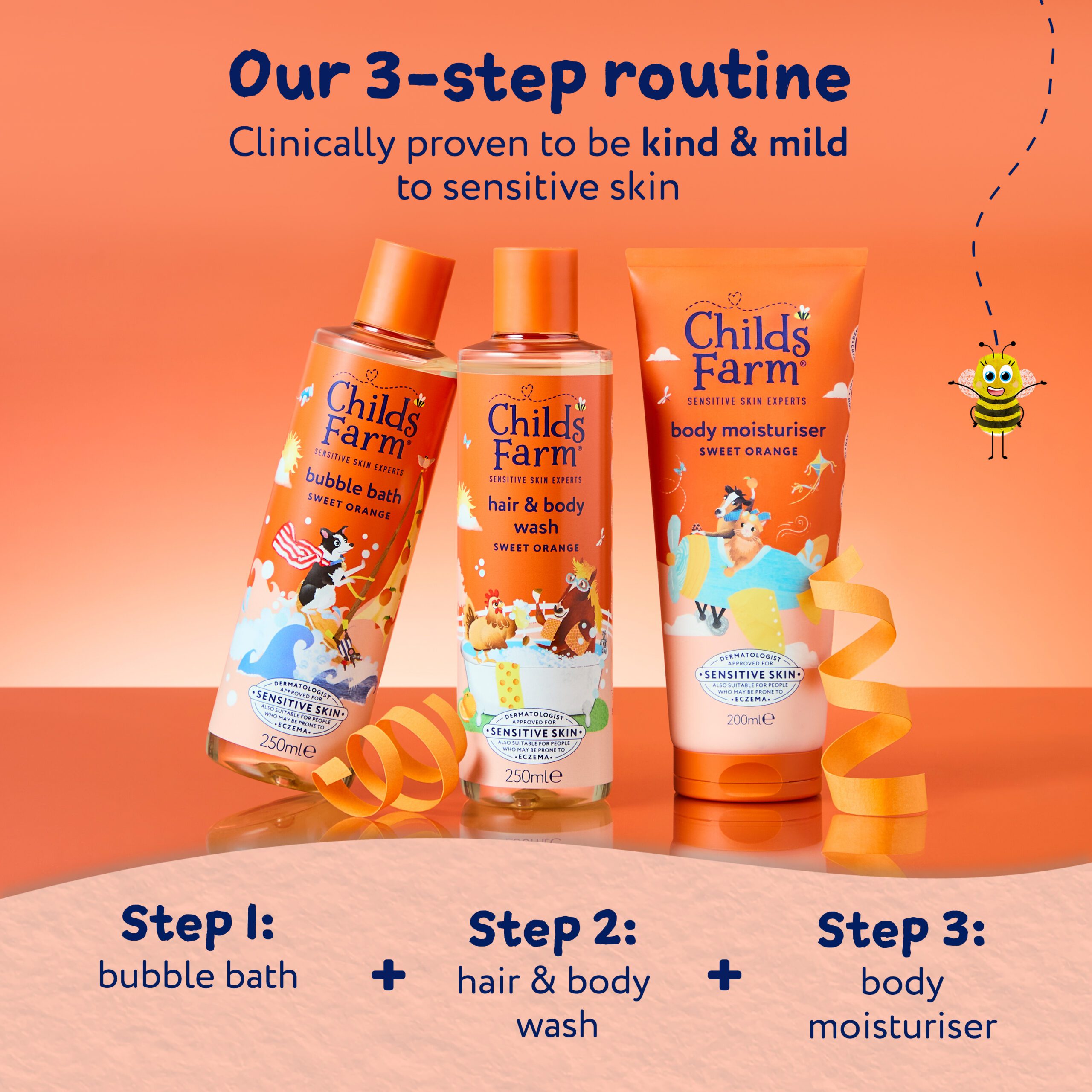 Childs Farm Bubble Bath, Sweet Orange 500ml - Image 6